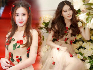 Nam Em và Midu đụng váy “công chúa hoa hồng” những ngày cận Tết
