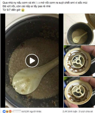 Qua nhà người yêu nấu cơm, khi mở nắp nồi chàng trai bỗng “lạnh dọc sống lưng”