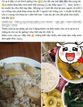 Vợ đẻ, chồng đành trộn cơm ăn khiến người chê như “cám lợn”, kẻ cảm động khi biết lý do
