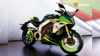 Yadea trình làng mẫu xe Sportbike điện cực đẹp, sạc 10 phút được 80% pin
