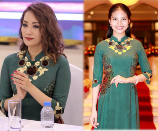 Khánh Thi “mặc lại” áo dài của bà xã Chí Anh, vô tư khoe quà 400 triệu “tình cũ” tặng