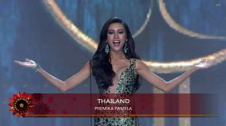 Người đẹp Thái Lan vấp té ngay trên sân khấu Miss Grand International 2017
