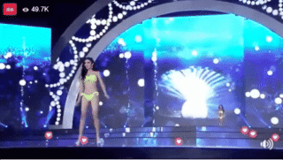 Sốt và cảm nhưng Huyền My vẫn bốc lửa tại bán kết Miss Grand International 2017