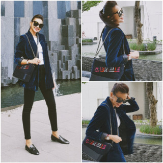 Thanh Hằng “cân” hết dàn siêu mẫu Châu Á với chiếc túi gần 100 triệu đồng