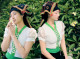 Xuất hiện cô gái đồng bào Thái mặc đồ truyền thống độc đáo đẹp phát sáng, hoá ra là “Hoa hậu Tiến sĩ” đình đám
