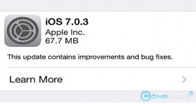 Bản cập nhật iOS 7.0.3: sửa lỗi iMessage, lỗi gia tốc kế và nhiều thứ khác