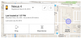 Google ra mắt Android Device Manager - công cụ giúp tìm lại thiết bị Android bị thất lạc