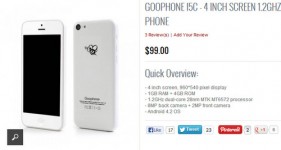 iPhone 5C ‘hàng nhái’ chạy Android ra mắt với giá 100 USD