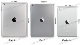Lộ diện kích thước cụ thể của iPad 5