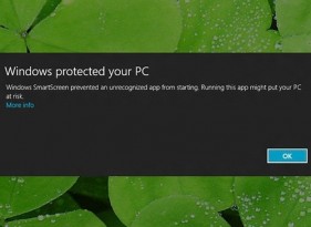 SmartScreen Filter trên Windows 8 vô hiệu cho đỡ phiền