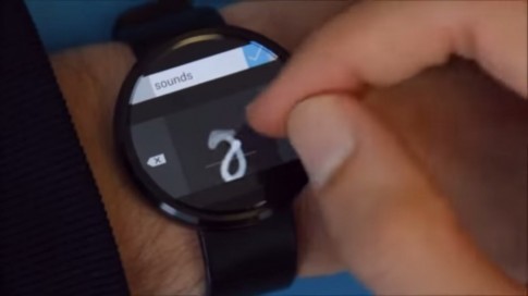 [Android Wear] Microsoft ra mắt Analog bàn phím vẽ tay cho smartwatch