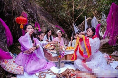 Hình ảnh 6 tiên nữ tụ hội gây sốt ở Trung Quốc