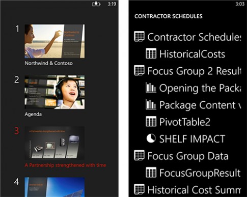 Ứng dụng Office Remote, biến Windows Phone thành điều khiển từ xa cho Office 2013