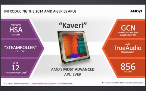 AMD tự tin sẽ đánh bại Intel với dòng chip Kaveri