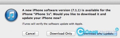 Apple cho phép người dùng cập nhật lên iOS 7.1.1 ngay bây giờ