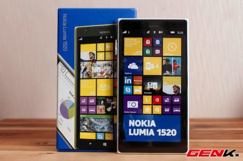 Cảm nhận Lumia 1520 chính hãng