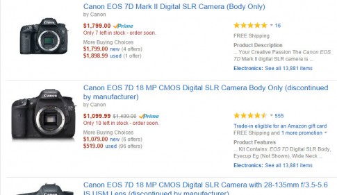 Canon EOS 7D đã được ngừng sản xuất ?
