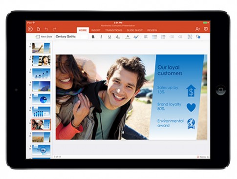 Download Microsoft Office cho iPad gồm Word, Excel, PowerPoint