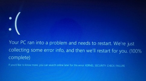 Fix lỗi màn hình xanh trên Windows 8.1 khi chơi game