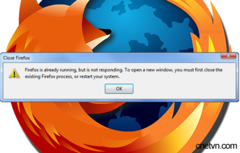 Hướng dẫn sửa lỗi Firefox khi trình duyệt bị treo đột ngột