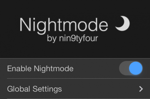 Kích hoạt chế độ NightMode cho iOS7