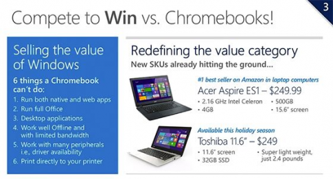 Microsoft: ChromeBook chưa chắc đã rẻ nhất
