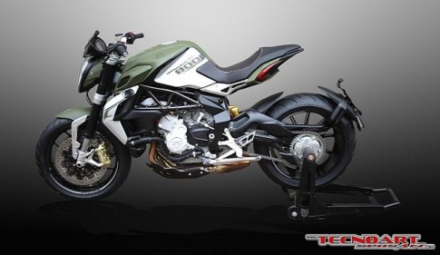 MV Agusta Dragster 800 SE của Technoart Sersan xuất hiện với màu mới