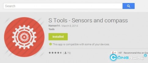 S Tools: công cụ kiểm tra sensor, la bàn và CPU