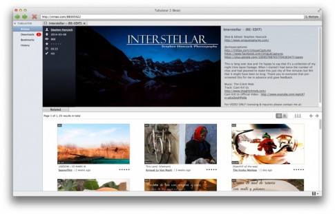 Tubulator 2 cho Mac - phần mềm hỗ trợ download video trên Youtube hiệu quả mới nhất