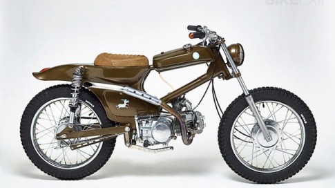 Xe đua bùn đất hóa thân từ Honda Super Cub