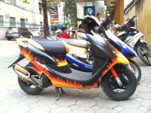 Dio phiên bản Ghost Rider máu lửa