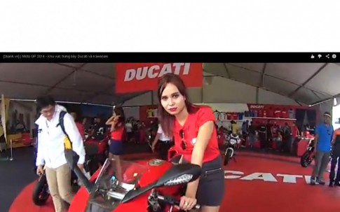 Moto GP 2014 - Clip Khu vực trưng bày Ducati và Kawasaki