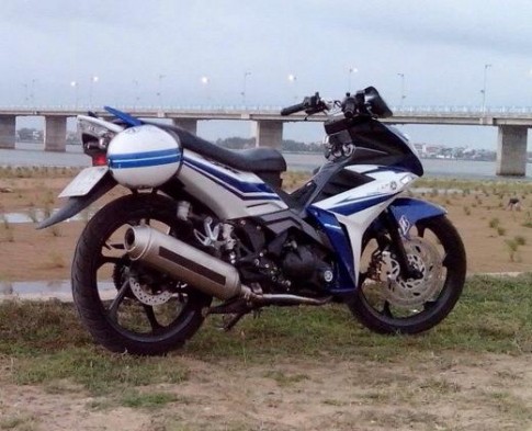 Yamaha X1R độ độc với pô 4Road