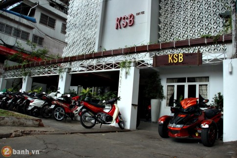 Ngắm dàn siêu motor tại coffee KSB