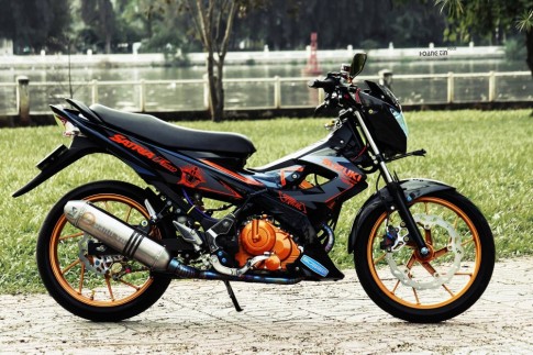 Satria F phiên bản 1 triệu độ cực đẹp của biker