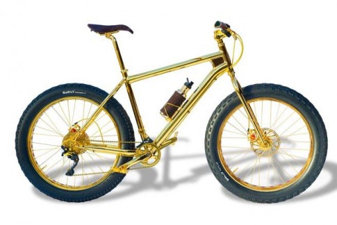 Xe đạp vàng trị giá 21 tỷ đồng