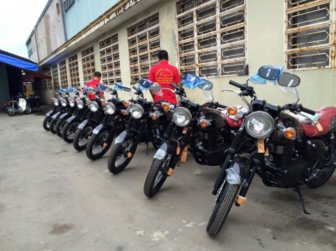 Kawasaki Estrella 250 2015 dòng mô tô cổ điển xuất hiện tại Hà Nội
