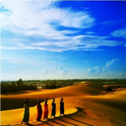 Vẻ đẹp tiềm ẩn của đồi cát Nam Cương