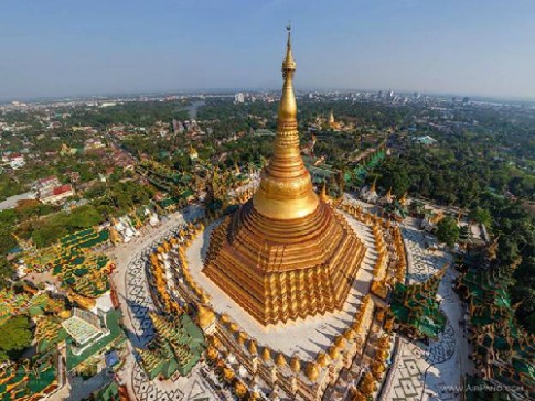 Chùa vàng Shwedagon, điểm dừng chân của phật tử