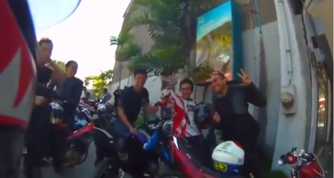 [Clip] Đoàn xe Yamaha Exciter đua với Suzuki Raider .