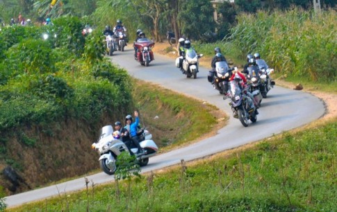 Đoàn Motor PKL chinh phục 9 tỉnh thành Tây, Đông Bắc