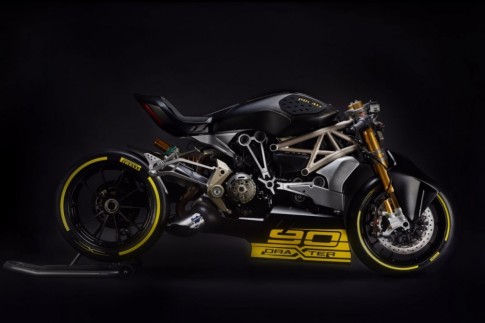 Ducati DraXter Concept phiên bản đua Drag Race của Ducati XDiavel 2016
