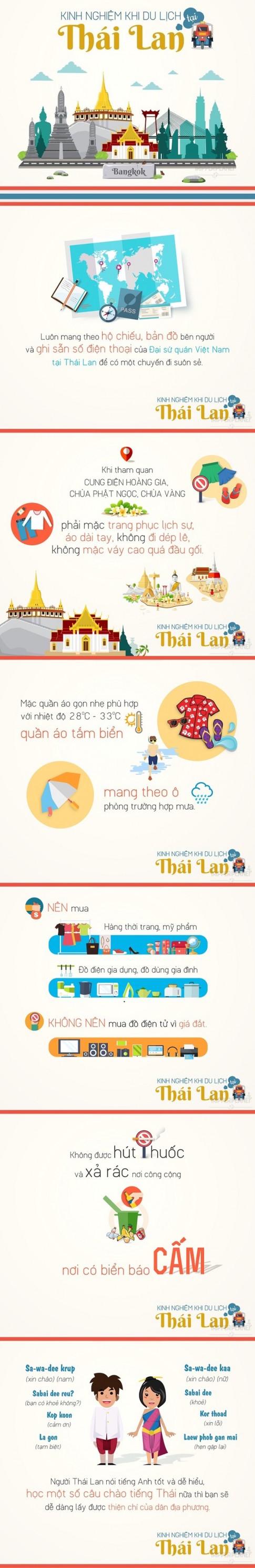 Kinh nghiệm bỏ túi khi du lịch Thái Lan