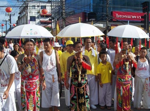 Nét độc đáo trong lễ hội chay Phuket