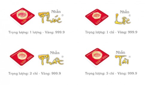 Trang sức Lộc - Phát - Tài giảm 25% tiền công chế tác