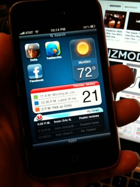 26 giao diện ‘nhái’ iPhone 4.0 thú vị