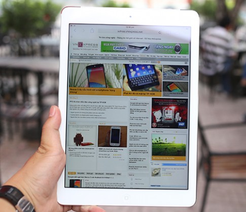 Ảnh thực tế iPad Air phiên bản 4G tại Việt Nam