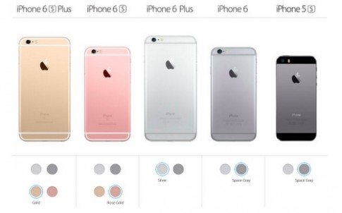 Apple giảm giá iPhone 5s, 6 và 6 Plus, dừng bán bản màu vàng