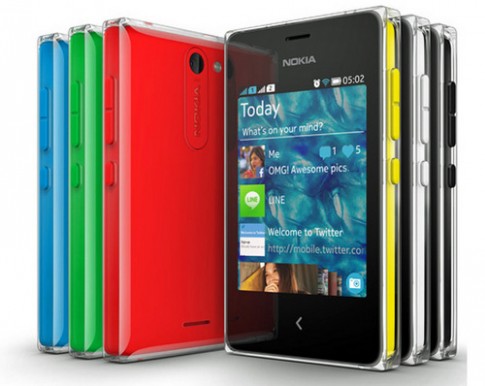 Bộ đôi điện thoại 2 SIM Nokia Asha mới giá dưới 2 triệu đồng