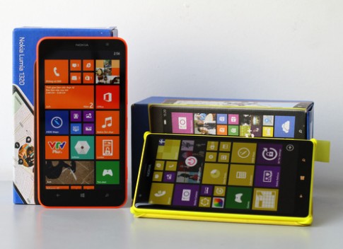 Bộ đôi phablet 6 inch Nokia Lumia so dáng